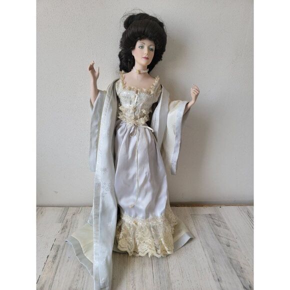 Franklin heirloom boudier doll AS IS Gibson Girl porcelain collectible - Picture 2 of 16
